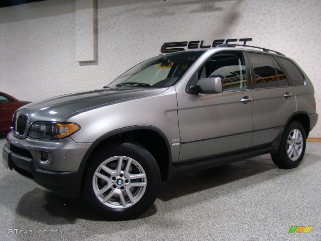 2006 X5 3.0i - Sterling Grey Metallic / Black photo #1