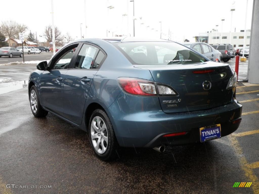 2010 MAZDA3 i Sport 4 Door - Gunmetal Blue Mica / Black photo #4