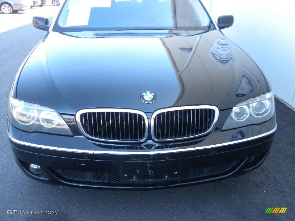 2007 7 Series 750Li Sedan - Black Sapphire Metallic / Black photo #22