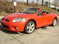 2007 Pure Red Mitsubishi Eclipse Spyder GS  photo #3