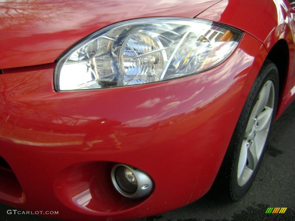 2007 Eclipse Spyder GS - Pure Red / Dark Charcoal photo #10