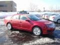 2010 Sangria Red Metallic Ford Fusion SE  photo #1