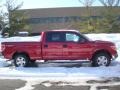 2010 Red Candy Metallic Ford F150 XLT SuperCrew 4x4  photo #2