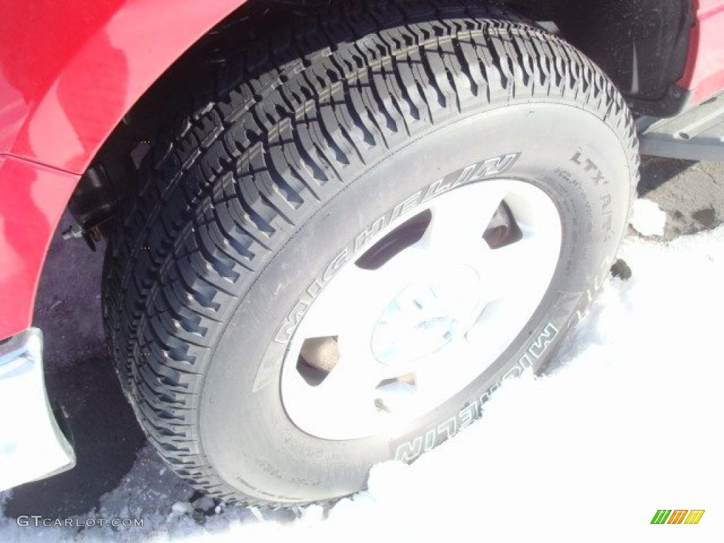 2010 F150 XLT SuperCrew 4x4 - Red Candy Metallic / Medium Stone photo #7