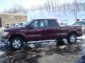 2010 Royal Red Metallic Ford F150 XLT SuperCrew 4x4  photo #6