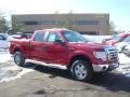 2010 Red Candy Metallic Ford F150 XLT SuperCrew 4x4  photo #1