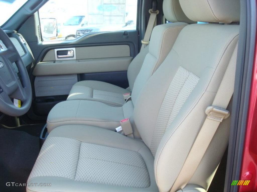 2010 F150 XLT SuperCrew 4x4 - Red Candy Metallic / Tan photo #10