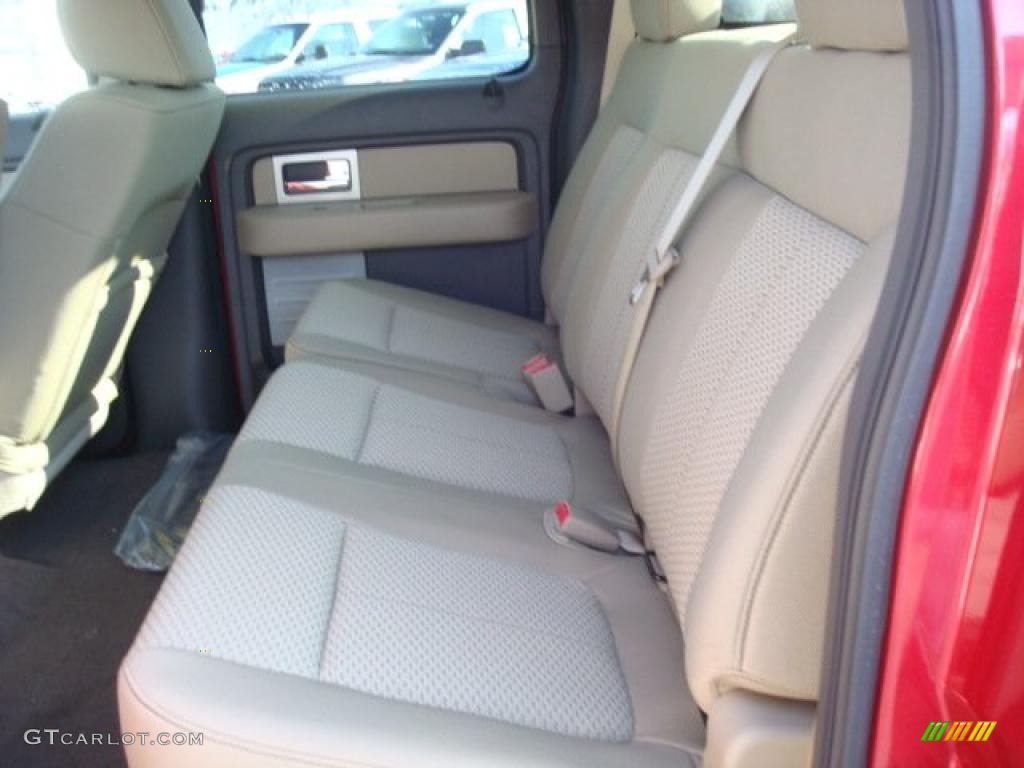 2010 F150 XLT SuperCrew 4x4 - Red Candy Metallic / Tan photo #11