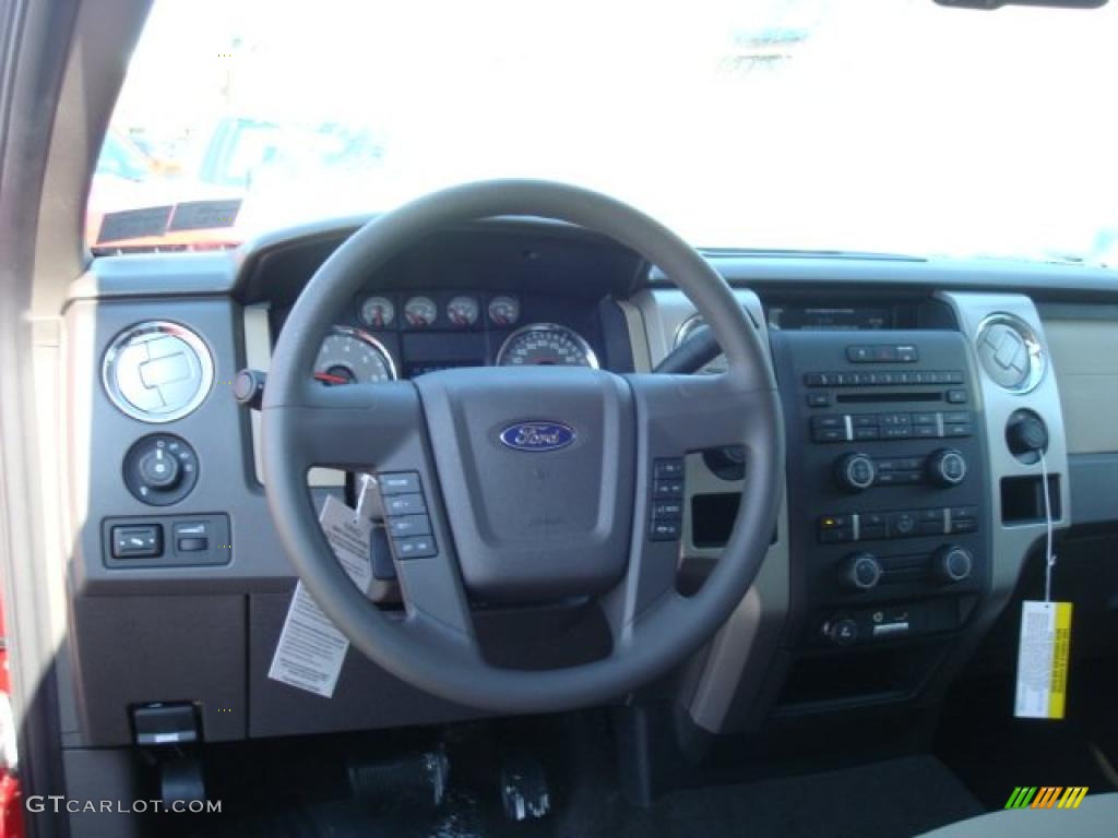 2010 F150 XLT SuperCrew 4x4 - Red Candy Metallic / Tan photo #12