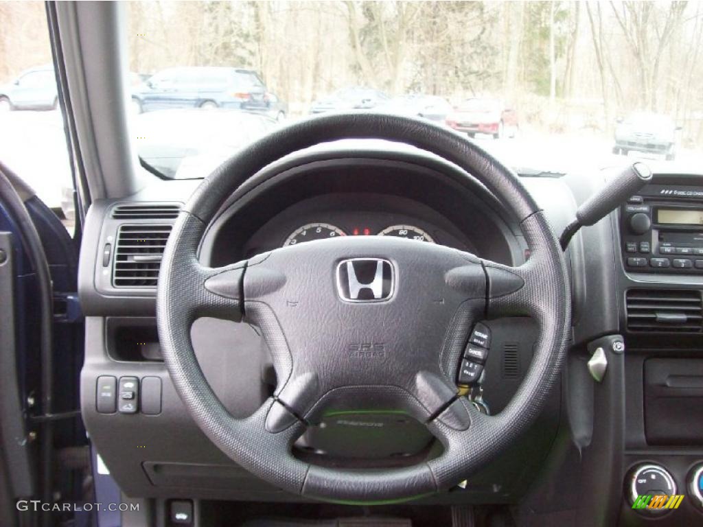 2003 CR-V EX 4WD - Eternal Blue Pearl / Black photo #5