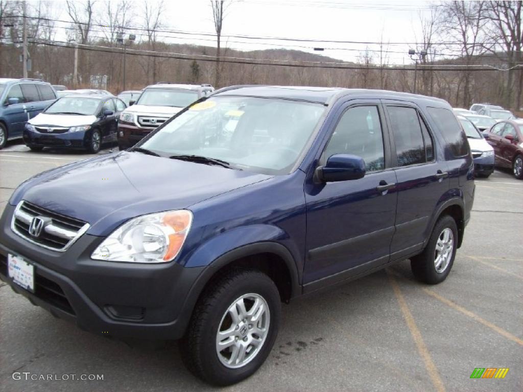 2003 CR-V EX 4WD - Eternal Blue Pearl / Black photo #23