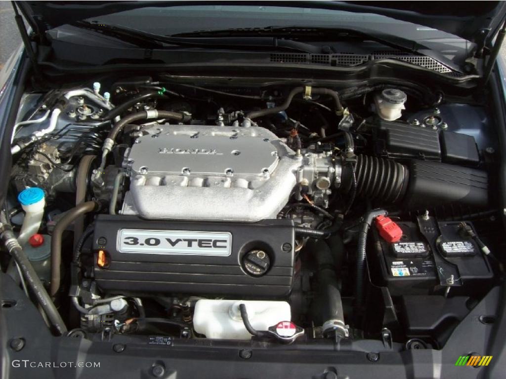 2007 Accord EX-L V6 Sedan - Cool Blue Metallic / Gray photo #7