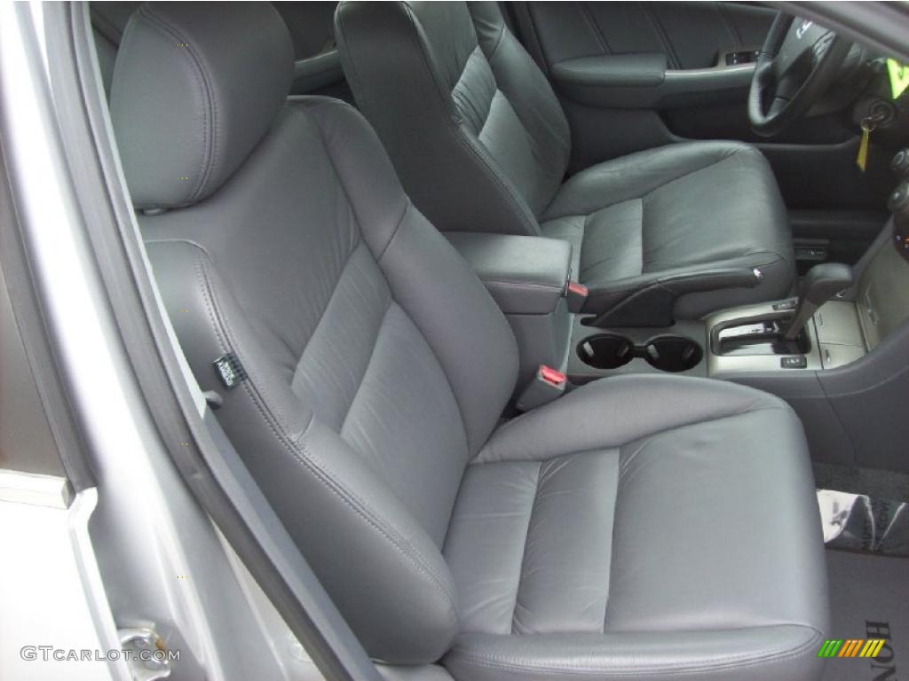 2007 Accord EX-L Sedan - Alabaster Silver Metallic / Gray photo #13