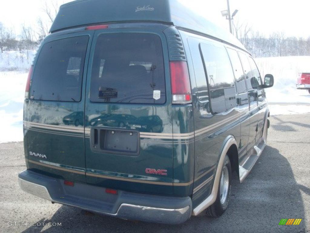 1999 Savana Van G1500 Passenger Conversion - Laguna Green Metallic / Neutral photo #3