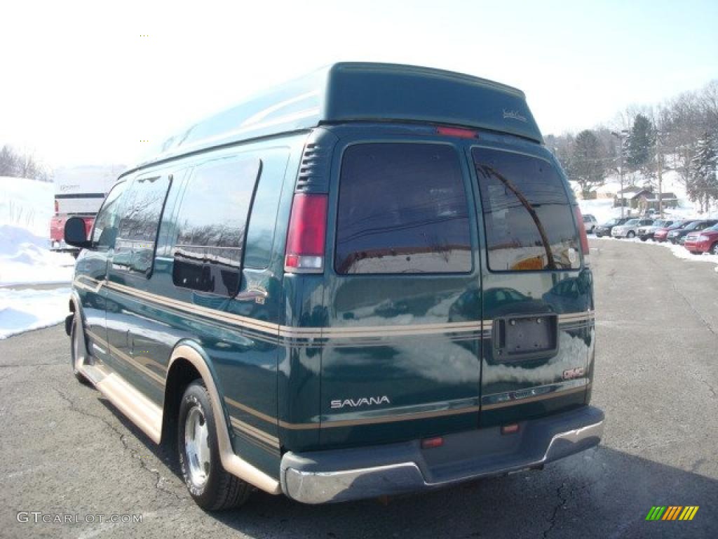 1999 Savana Van G1500 Passenger Conversion - Laguna Green Metallic / Neutral photo #5