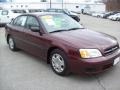 2001 Winestone Red Pearl Subaru Legacy L Sedan  photo #1