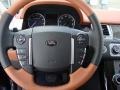 2010 Land Rover Range Rover Sport Autobiography Ebony/Tan Interior Steering Wheel Photo
