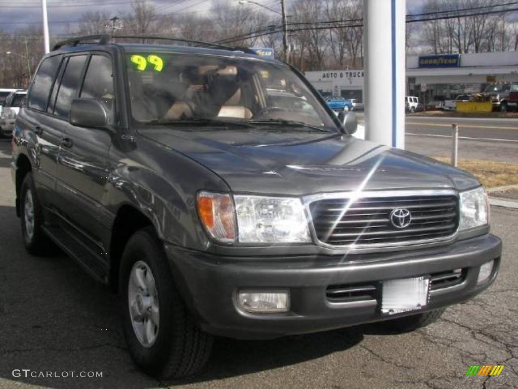 1999 Land Cruiser  - River Rock Green Metallic Mica / Ivory photo #1