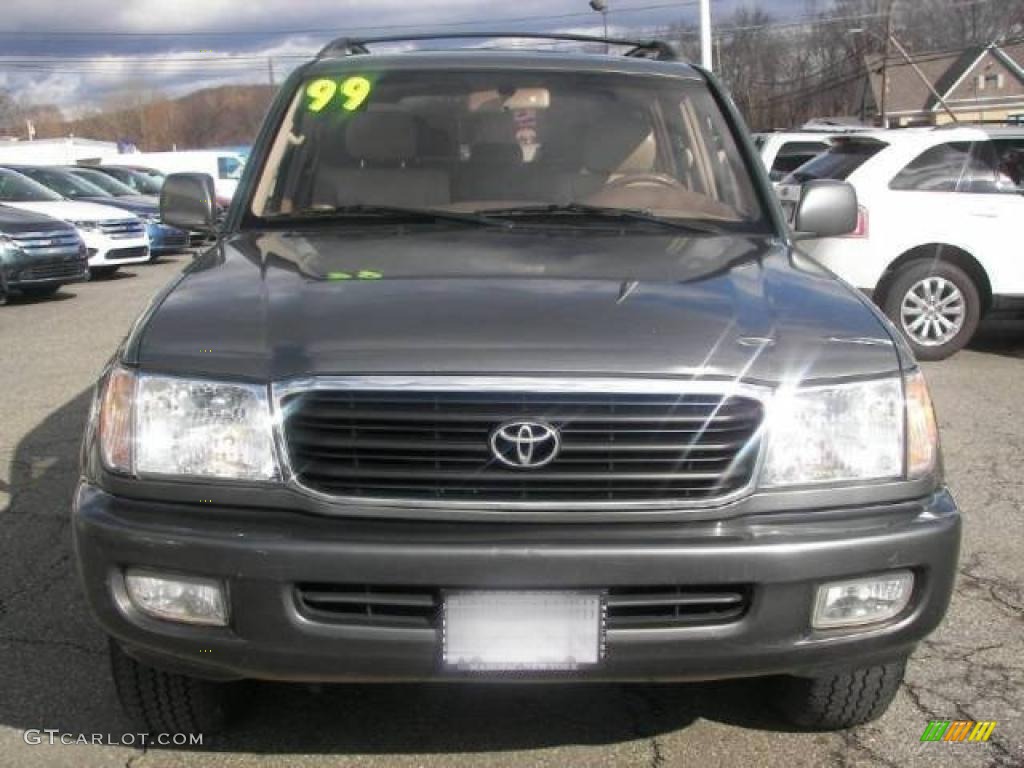 1999 Land Cruiser  - River Rock Green Metallic Mica / Ivory photo #3