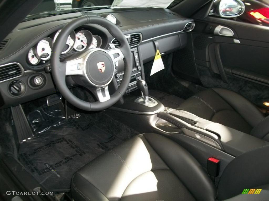 2010 911 Turbo Cabriolet - Meteor Grey Metallic / Dark Grey Natural Leather photo #10
