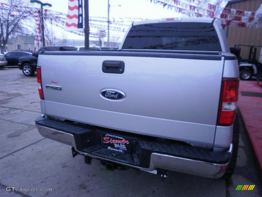 2005 F150 XLT SuperCrew 4x4 - Dark Shadow Grey Metallic / Medium Flint/Dark Flint Grey photo #5