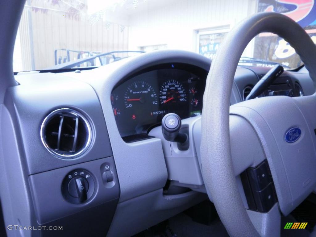 2005 F150 XLT SuperCrew 4x4 - Dark Shadow Grey Metallic / Medium Flint/Dark Flint Grey photo #16