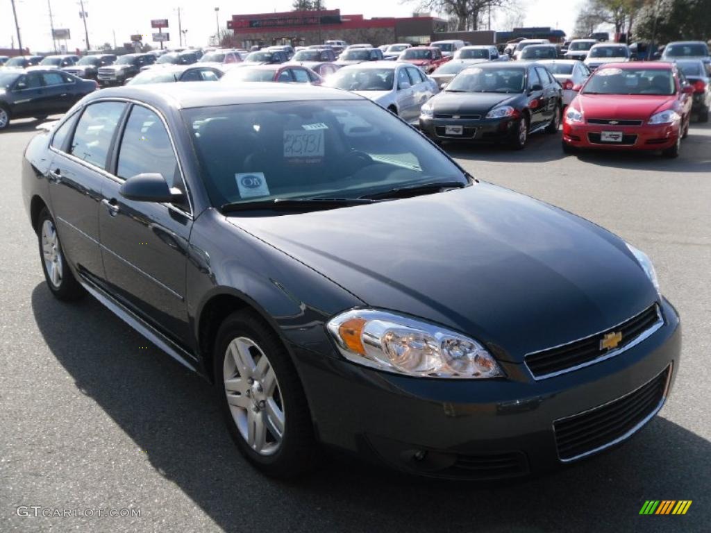 2010 Impala LT - Cyber Gray Metallic / Ebony photo #5