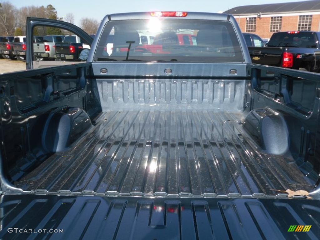 2010 Silverado 1500 Regular Cab - Blue Granite Metallic / Dark Titanium photo #12