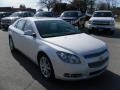 White Diamond Tricoat - Malibu LTZ Sedan Photo No. 5