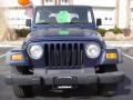 2001 Patriot Blue Pearl Jeep Wrangler SE 4x4  photo #2