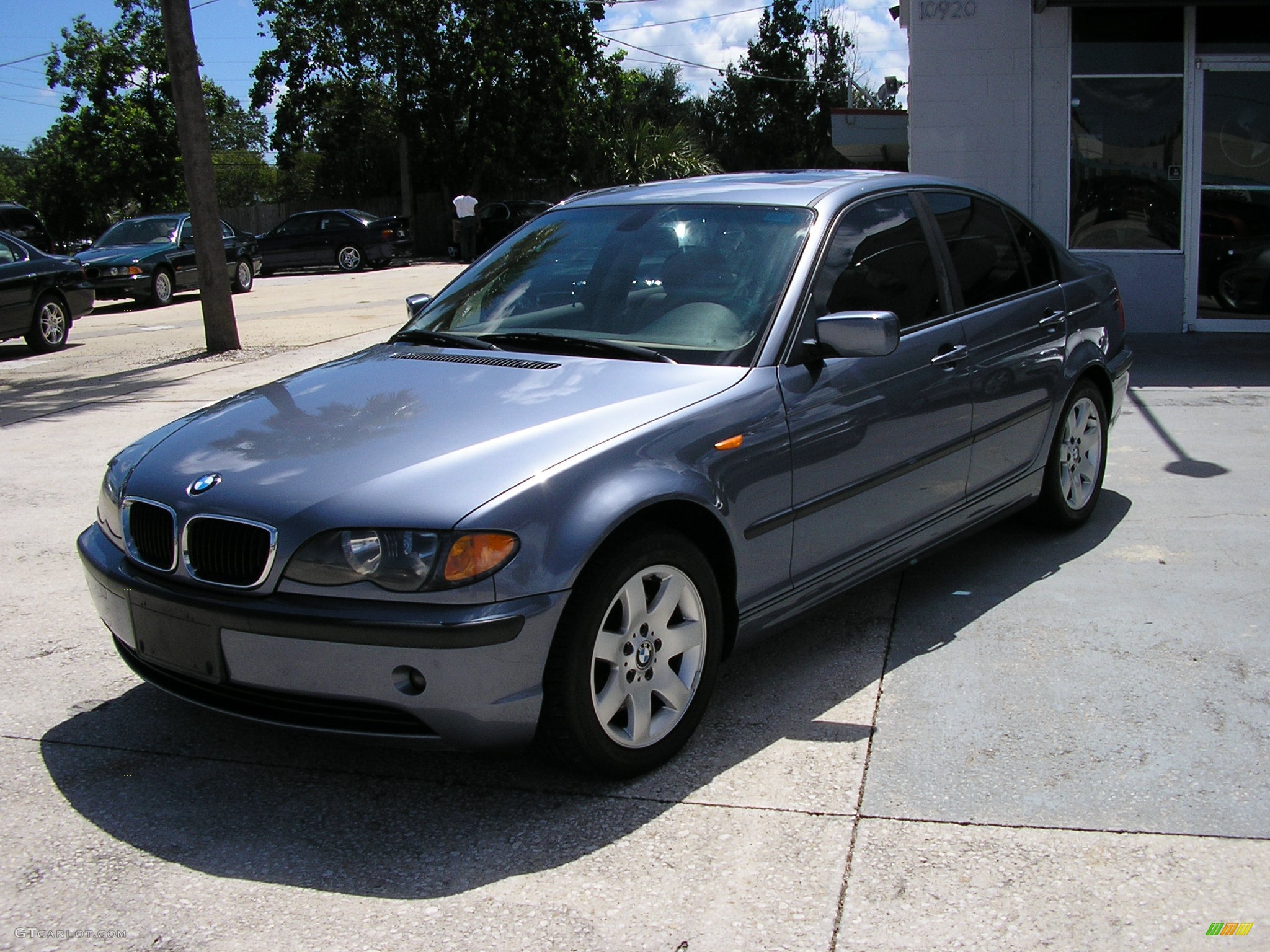 2003 3 Series 325i Sedan - Steel Blue Metallic / Beige photo #2