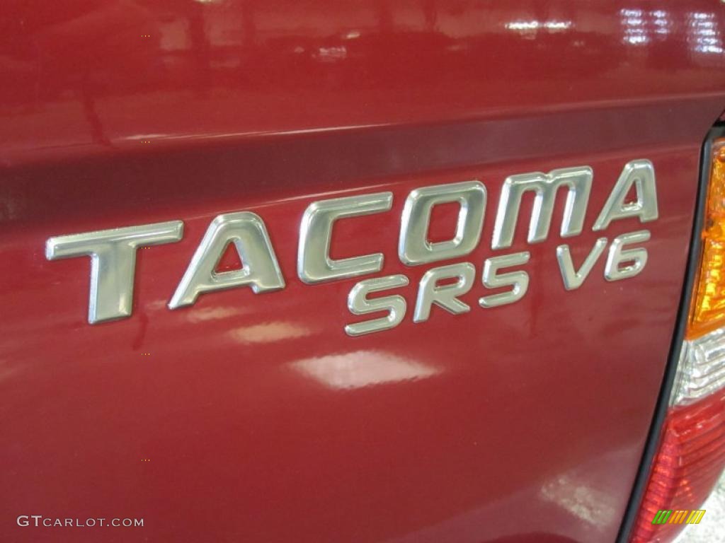 2004 Tacoma V6 Xtracab 4x4 - Impulse Red Pearl / Charcoal photo #5