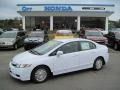 Spectrum White Pearl - Civic Hybrid Sedan Photo No. 1