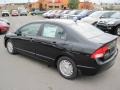 2009 Crystal Black Pearl Honda Civic Hybrid Sedan  photo #3