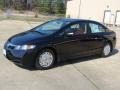 2009 Crystal Black Pearl Honda Civic Hybrid Sedan  photo #6