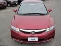 2010 Tango Red Pearl Honda Civic LX Sedan  photo #2