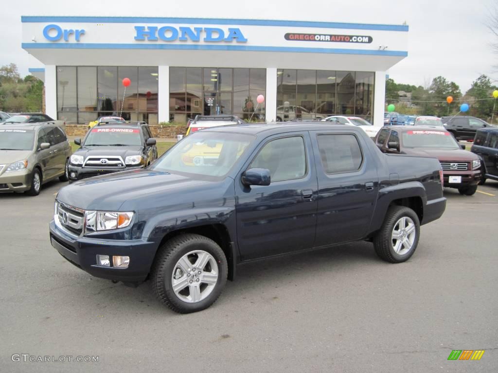 2010 Ridgeline RTL - Bali Blue Pearl / Gray photo #1