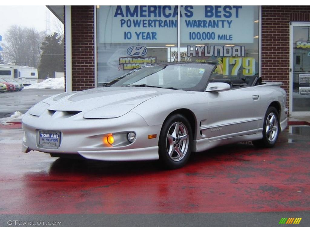 2002 Firebird Convertible - Bright Silver Metallic / Ebony Black photo #1