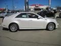 2010 White Diamond Tricoat Cadillac CTS 3.6 Sedan  photo #4