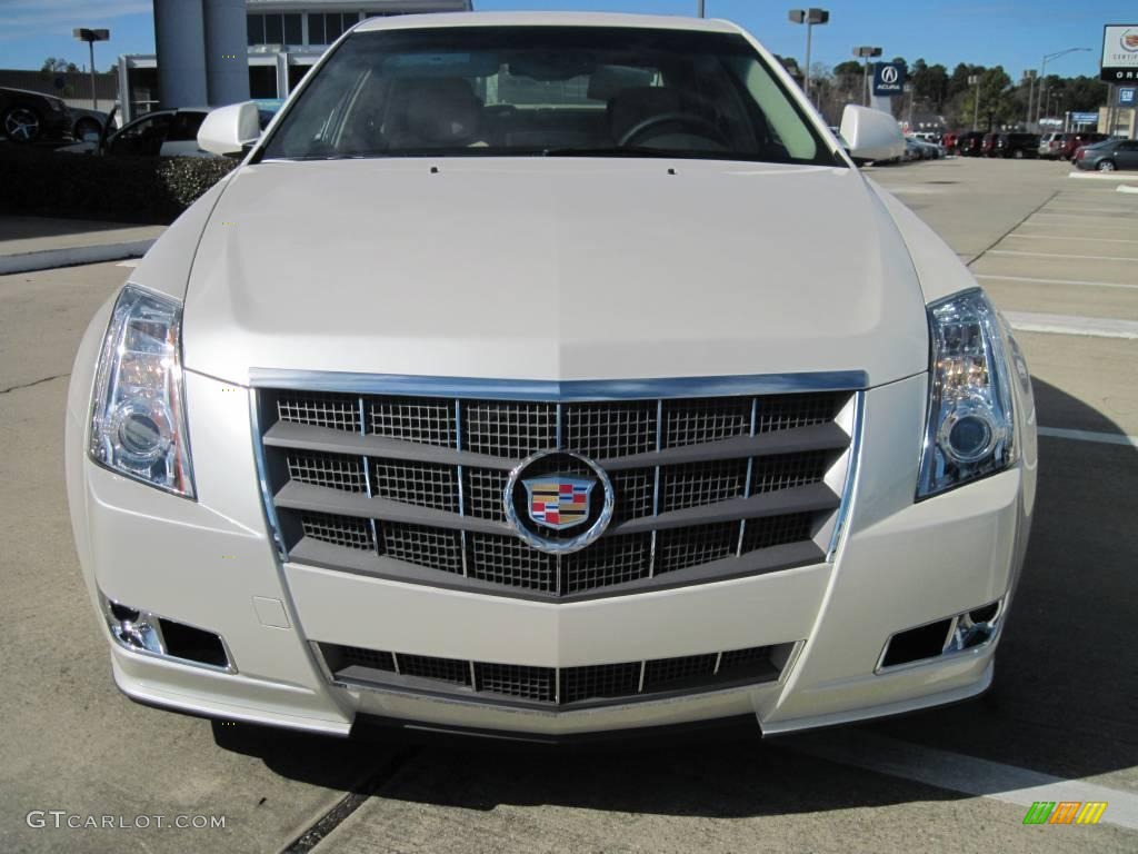 2010 CTS 3.6 Sedan - White Diamond Tricoat / Cashmere/Cocoa photo #5