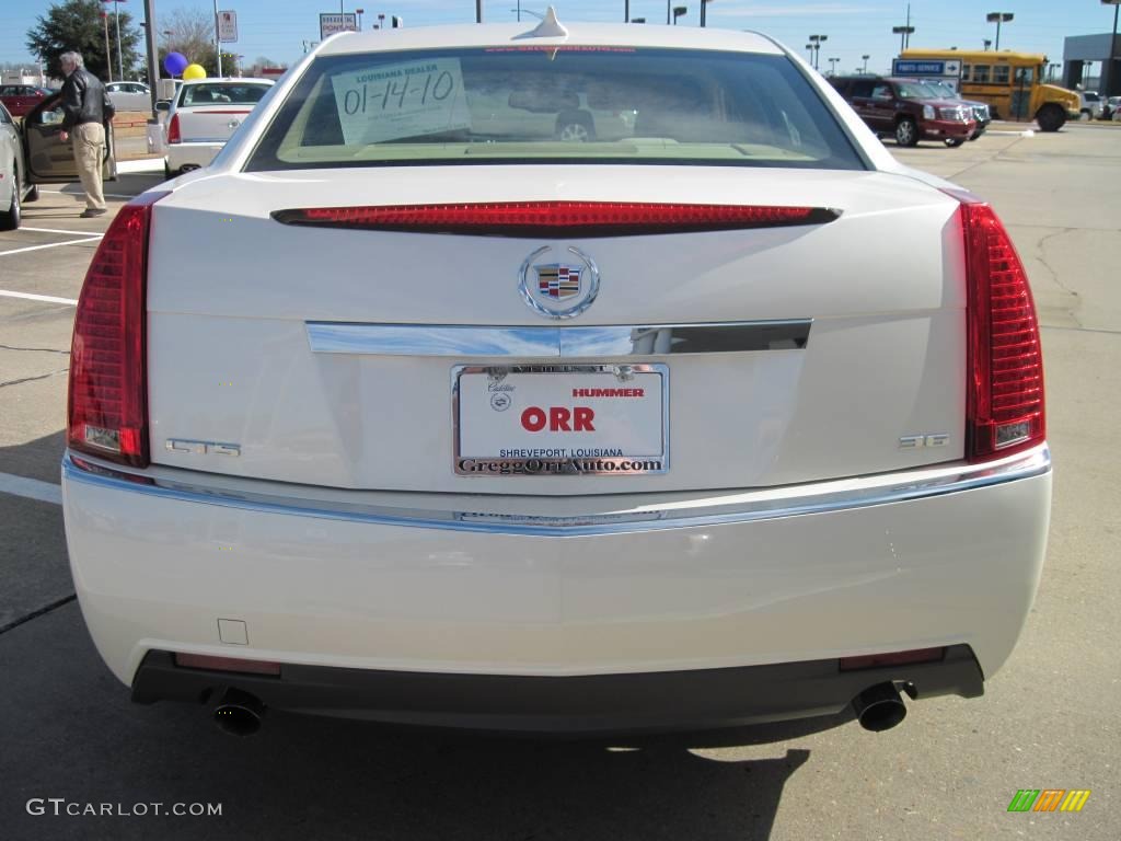 2010 CTS 3.6 Sedan - White Diamond Tricoat / Cashmere/Cocoa photo #6