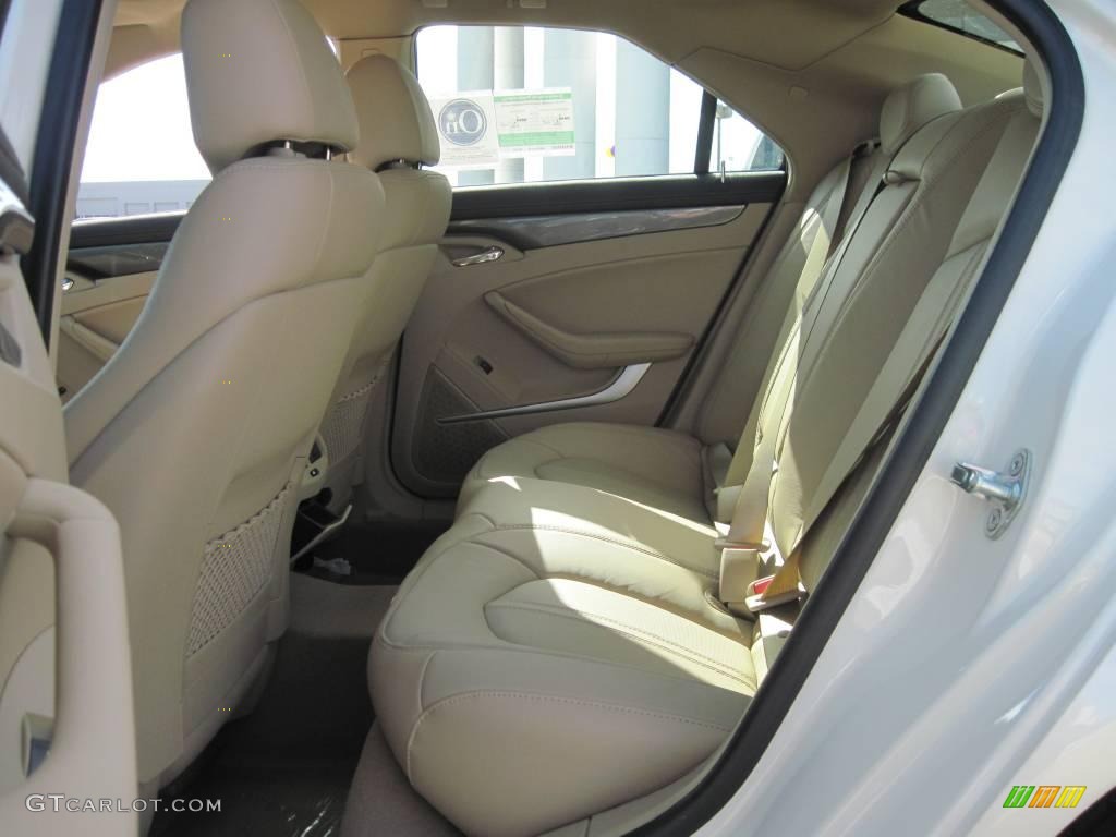 2010 CTS 3.6 Sedan - White Diamond Tricoat / Cashmere/Cocoa photo #8