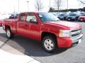 2010 Victory Red Chevrolet Silverado 1500 LT Extended Cab 4x4  photo #3