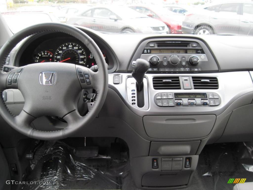 2010 Odyssey EX-L - Alabaster Silver Metallic / Gray photo #5