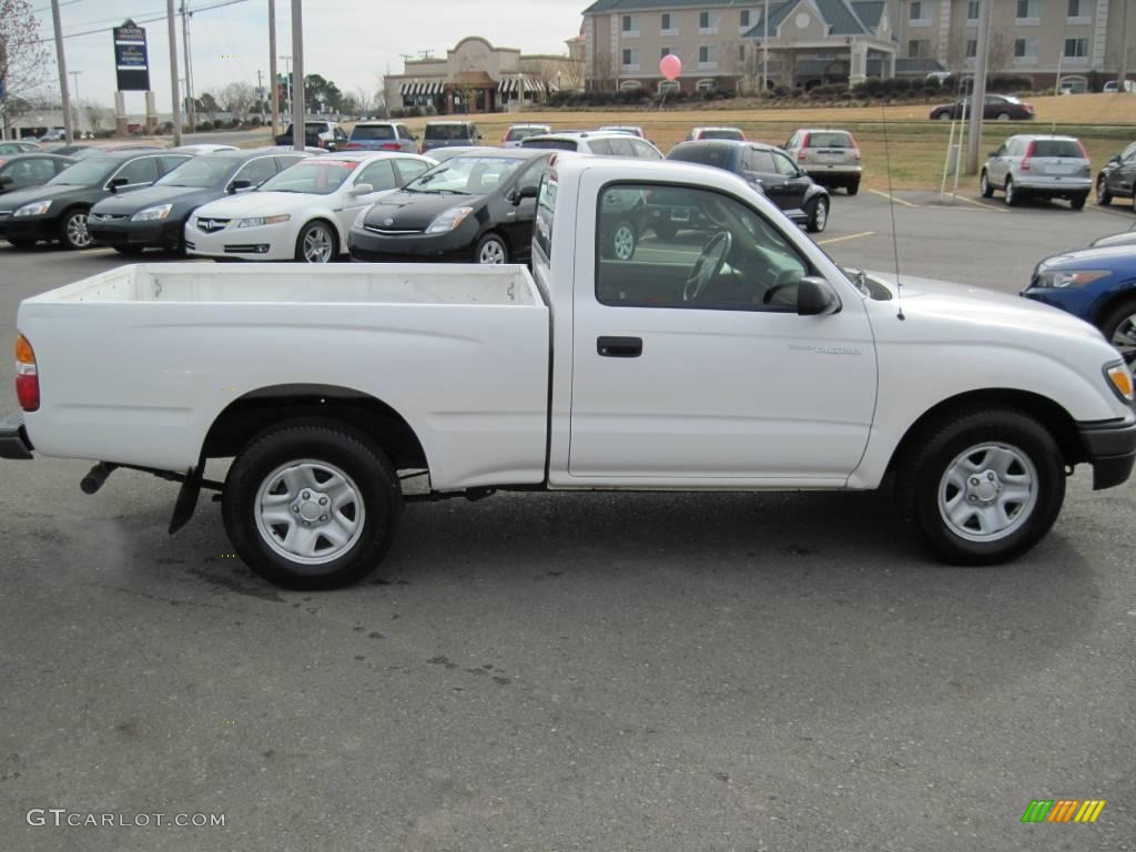 2004 Tacoma Regular Cab - Super White / Oak photo #6