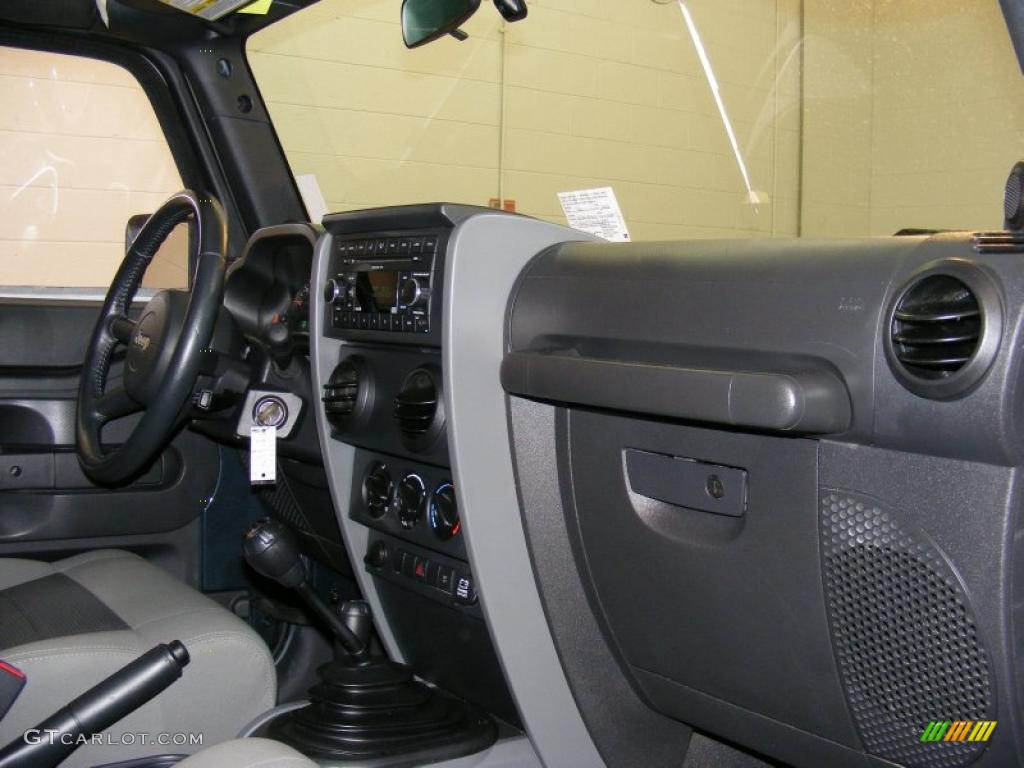 2008 Wrangler Unlimited X 4x4 - Steel Blue Metallic / Dark Slate Gray/Med Slate Gray photo #16