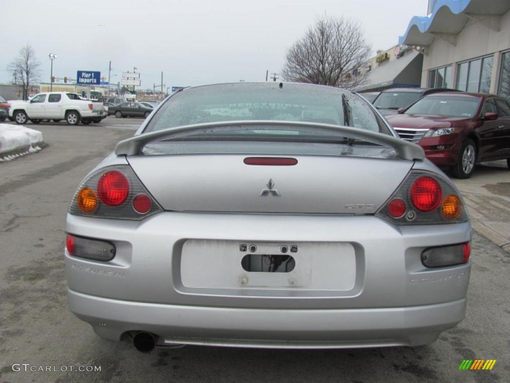 2003 Eclipse GTS Coupe - Sterling Silver Metallic / Midnight photo #6