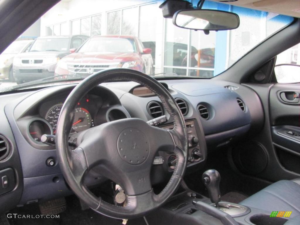 2003 Eclipse GTS Coupe - Sterling Silver Metallic / Midnight photo #8