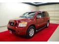 2008 Red Brawn Nissan Armada SE  photo #3