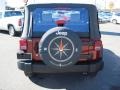 2009 Red Rock Crystal Pearl Coat Jeep Wrangler X 4x4  photo #4